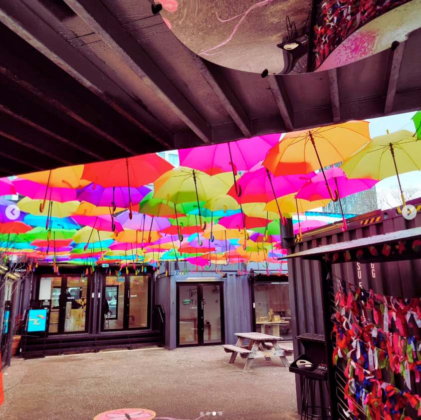 BVR event space with red lighting