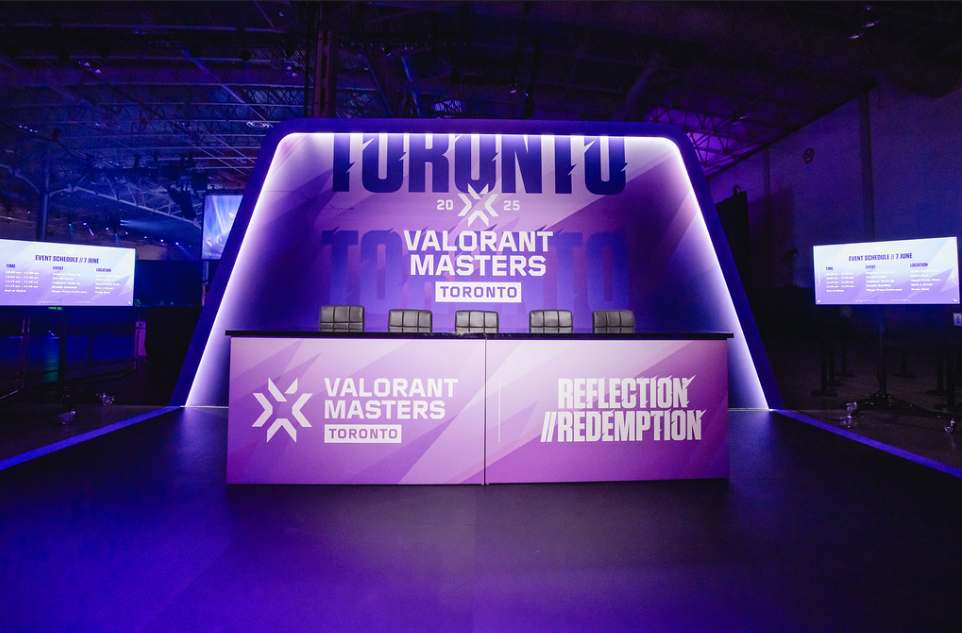 Valorant Masters Toronto signage