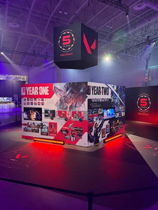 Valorant esports branded display